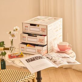[WeFun] 3-tier snack coffee shop sweets gift set_Various flavors, zero stress, snack collection, office snacks, sugar charging_Made in Korea
